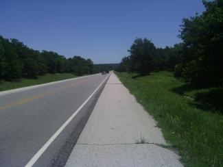 Rolling green hills